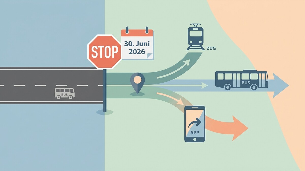 Verkehrswende: Bus, Zug und App-Navigation ab 30. Juni 2026