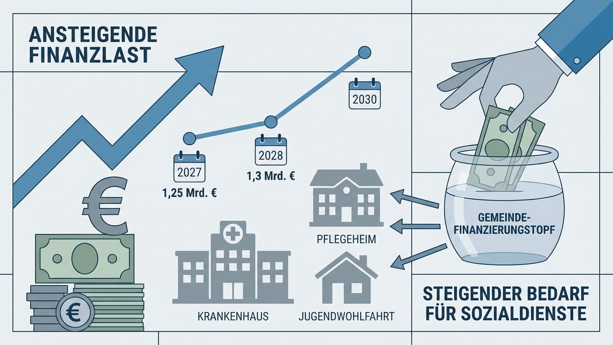 Finanzlast steigt: Krankenhaus, Pflegeheim, Jugendwohlfahrt brauchen mehr Geld aus Gemeindetopf