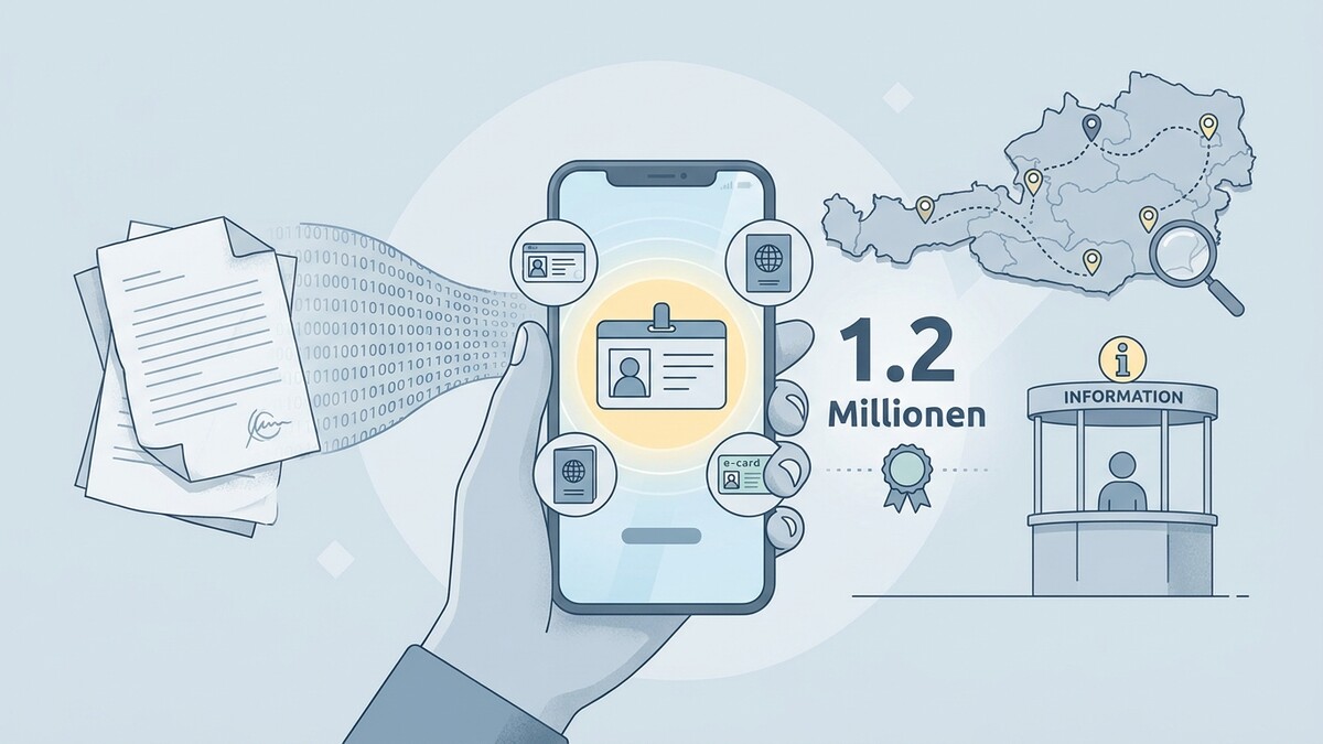 Digitale Identitäten in Österreich: Smartphone mit Ausweisen, E-Card und Österreichkarte