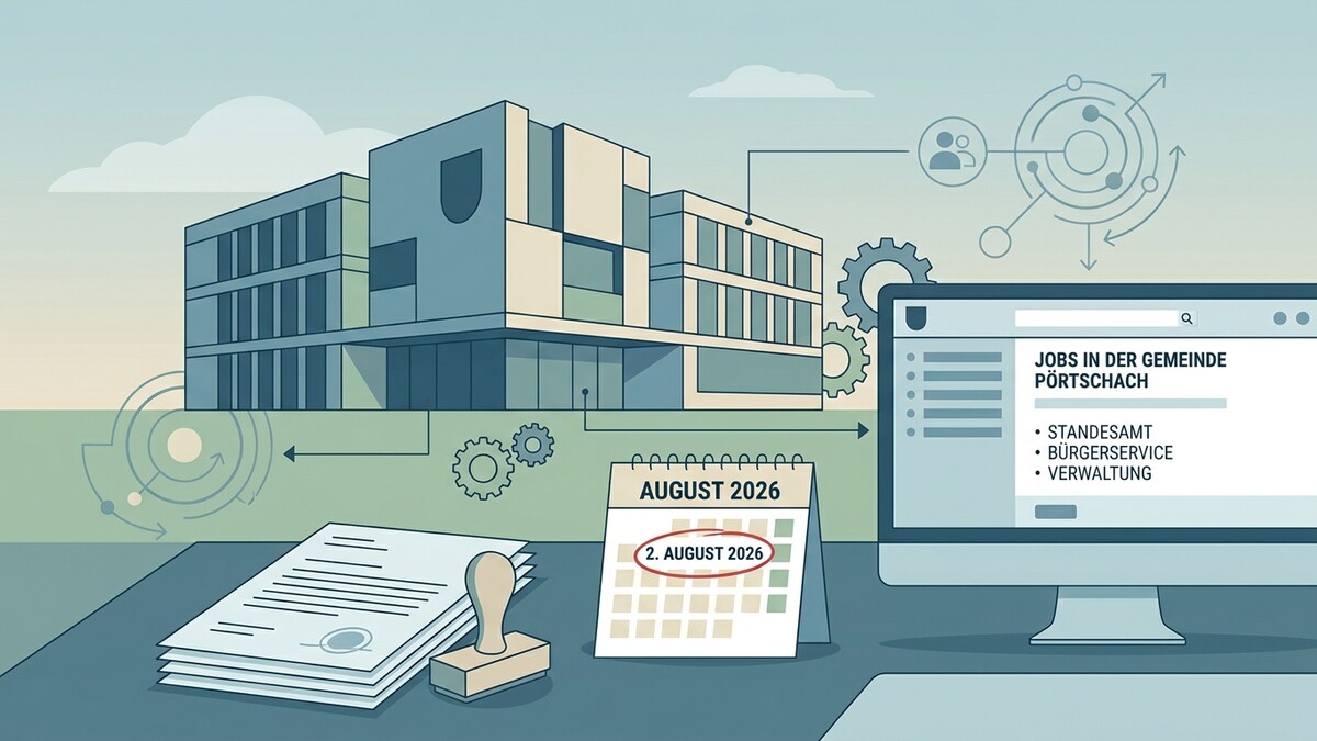 Jobs Gemeinde Pörtschach: Amt, Bürgerservice, Verwaltung; Kalender 2. August 2026, Computer