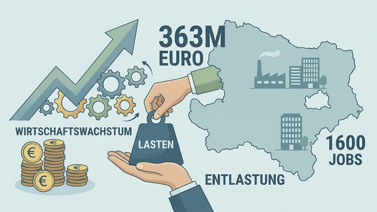 Wirtschaftswachstum mit 363 Mio. Euro und 1600 Jobs, Lastenentlastung für Österreich