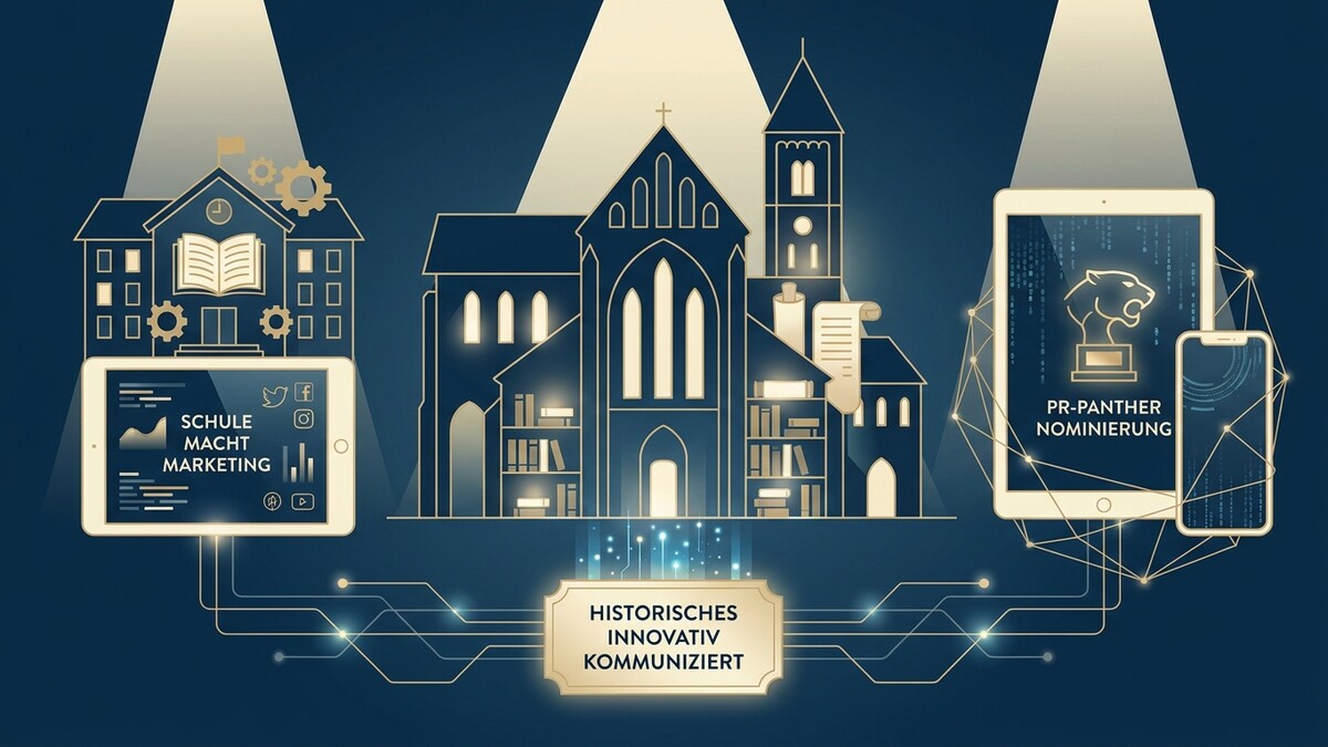 Schule macht Marketing, PR-Panther Nominierung, historisch innovativ kommuniziert