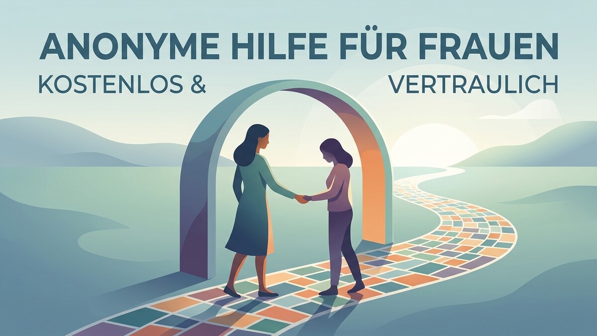 Frauen beim Händeschütteln unter einem Torbogen, anonyme Hilfe kostenlos & vertraulich