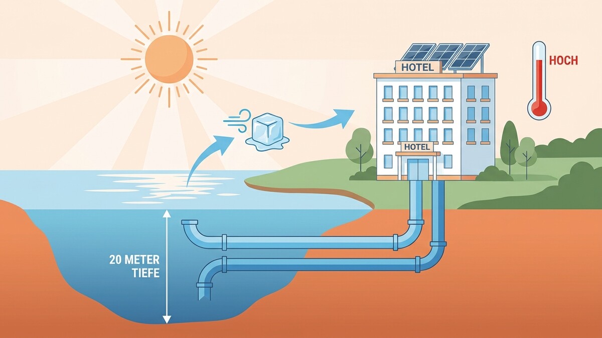 Wärmepumpe nutzt Wasser aus 20m Tiefe für Hotel in Österreich