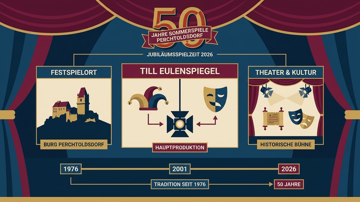 Sommerspiele Perchtoldsdorf: Burg, Till Eulenspiegel, Theater & Kultur, 50 Jahre