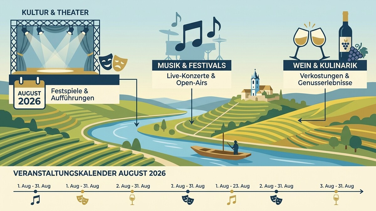 Veranstaltungskalender August 2026: Festspiele, Musik & Wein in Österreich