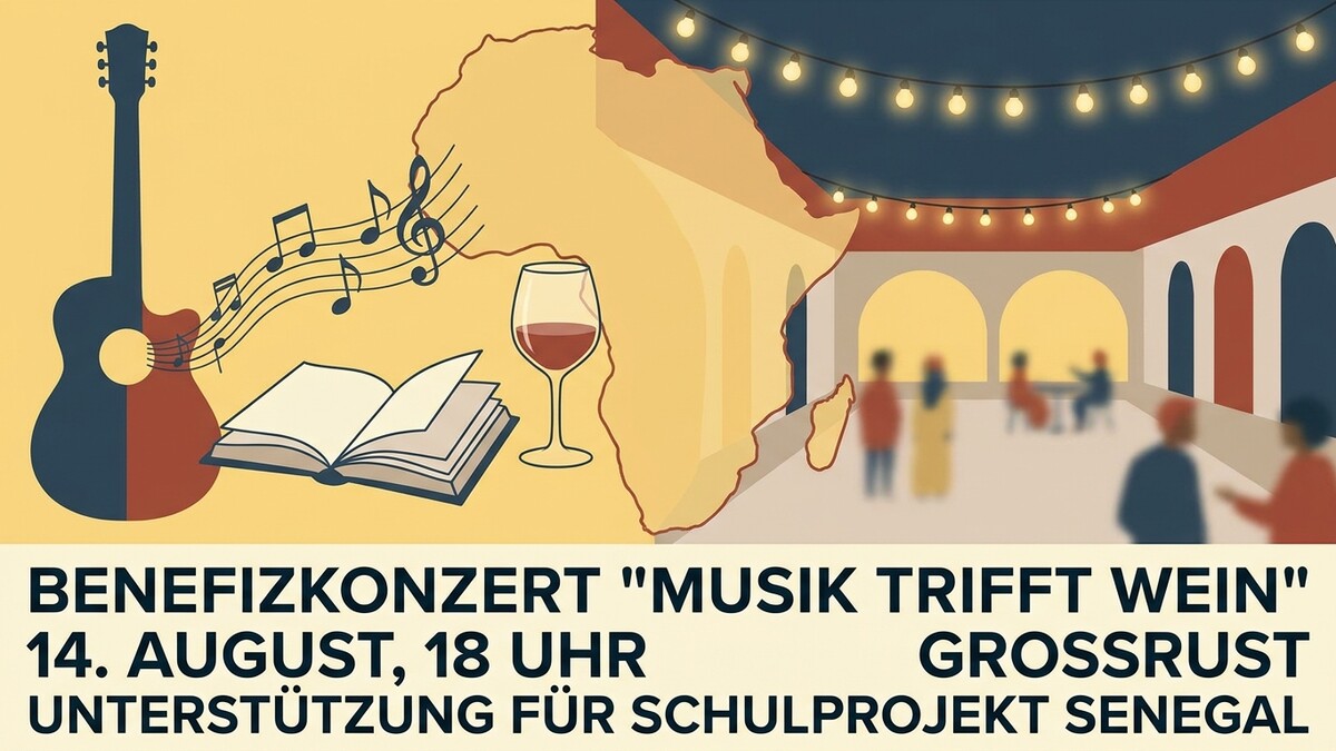 Musik trifft Wein: Fünf Personen stehen für Benefiz-Open-Air am 14. August 2026 in Gols.