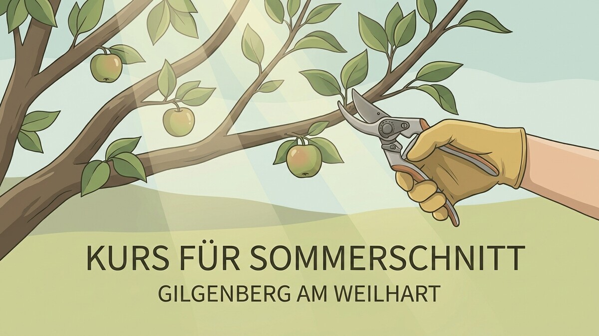 Sommerschnitt Kurs in Gilgenberg am Weilhart mit Gartenschere