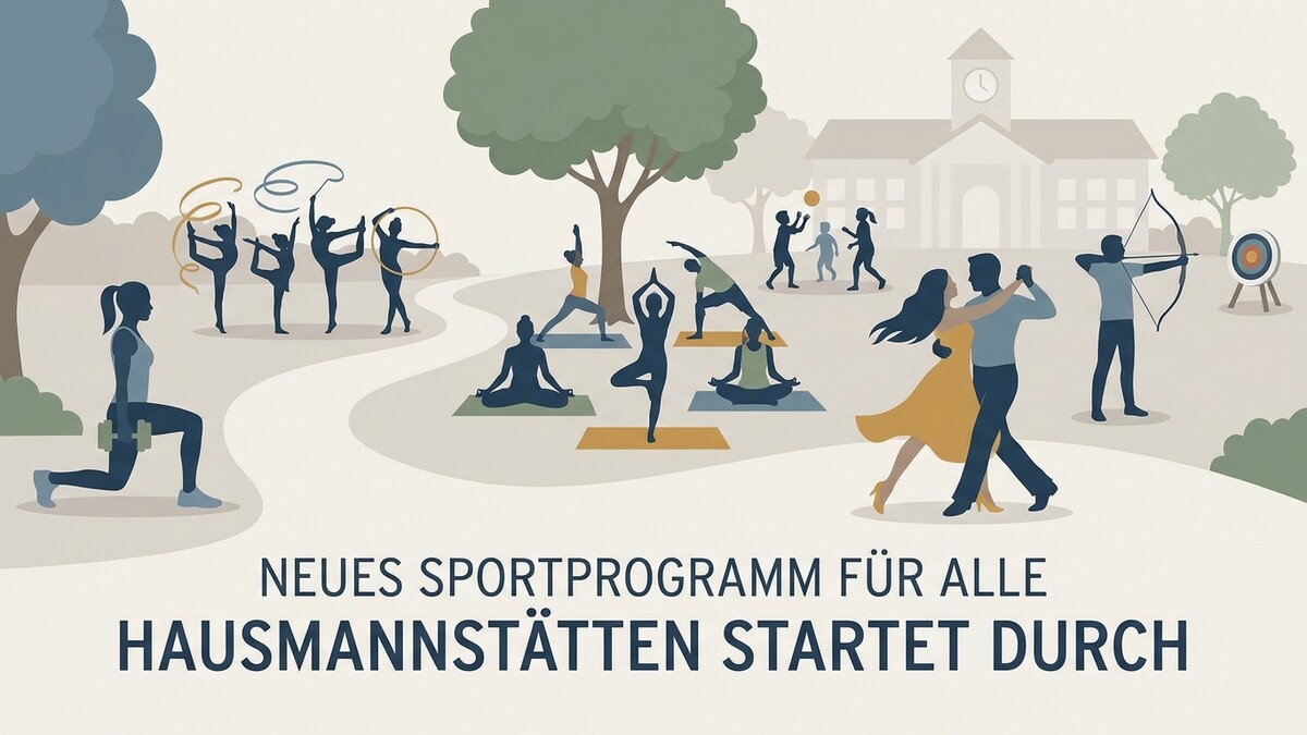 Sportprogramm für alle Hausmannstätten startet durch: Gymnastik, Yoga, Tanzen, Bogenschießen