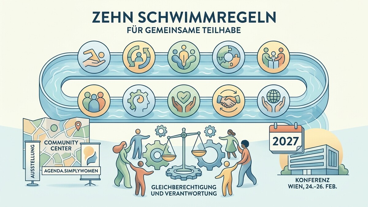 Zehn Schwimmregeln für gemeinsame Teilhabe, Konferenz Wien 2027