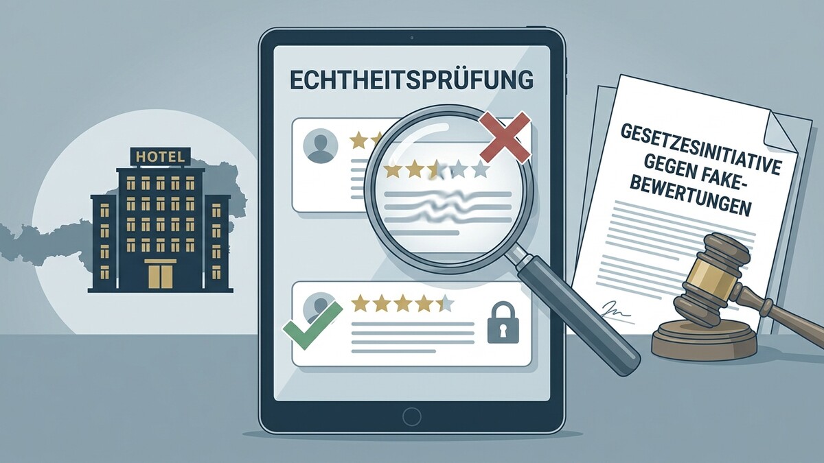 Gesetzesinitiative gegen Fake-Bewertungen in Österreich: Hotelbewertungen werden geprüft.