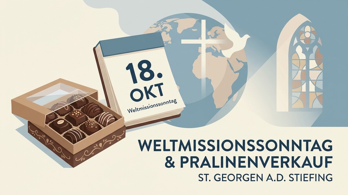 Weltmissionssonntag & Pralinenverkauf St. Georgen a.d. Stiefing am 18. Okt
