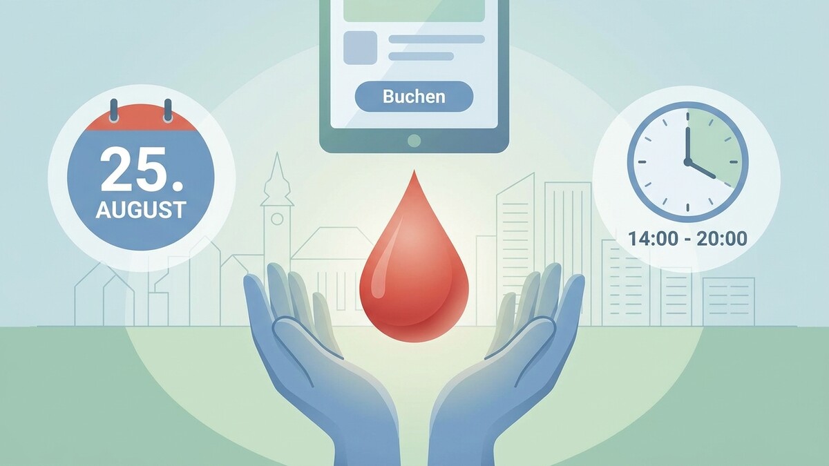 Blutspende am 25. August von 14-20 Uhr, Stadtansicht