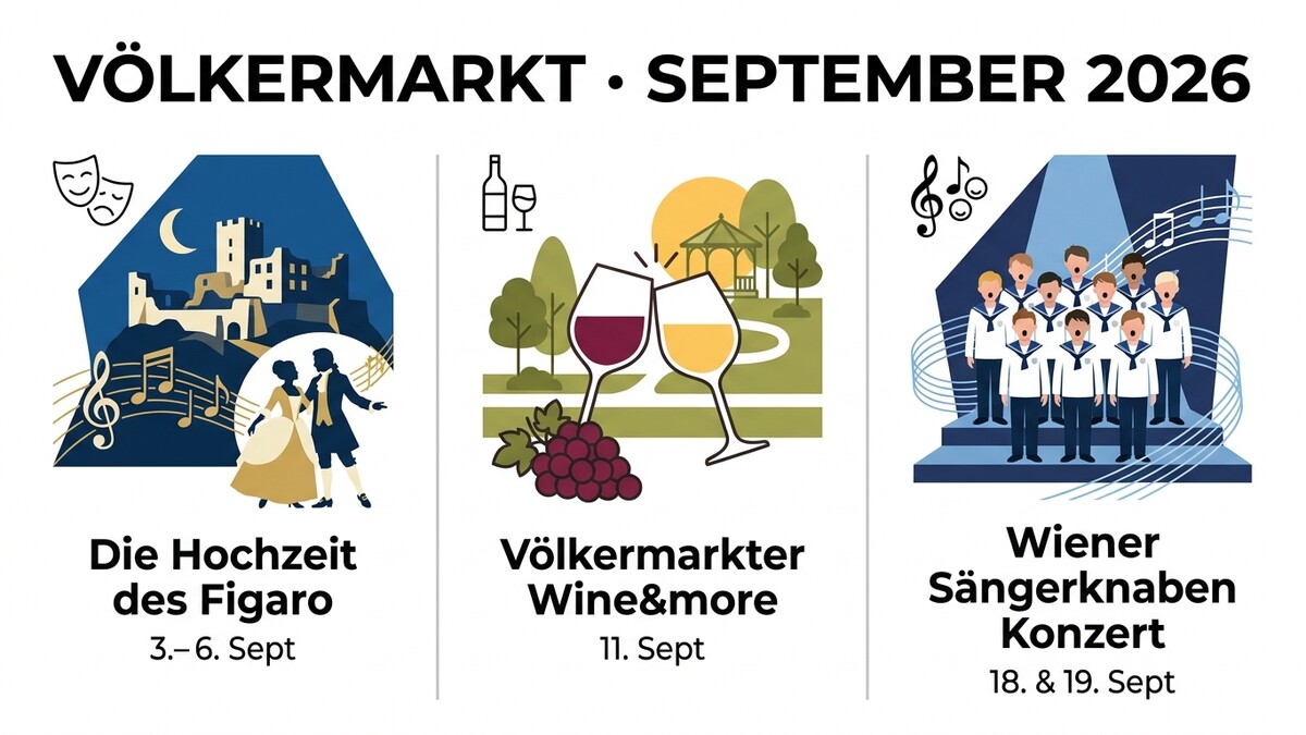 Völkermarkt September 2026: Oper, Wein & Gesang mit Wiener Sängerknaben