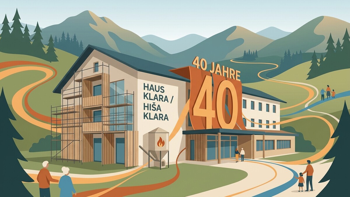 Haus Klara feiert 40 Jahre in Berglandschaft mit Familie