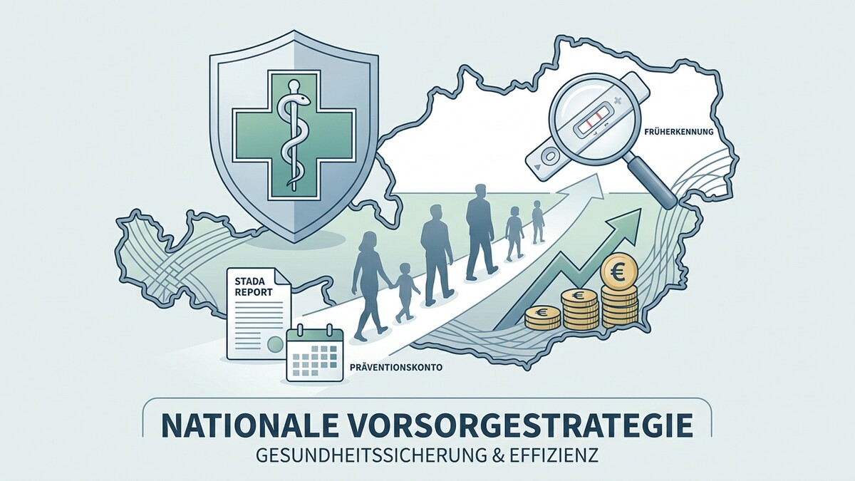 Gesundheitswesen Österreich: Familie, Präventionskonto, Stada Report, Früherkennung, Euro-Münzen