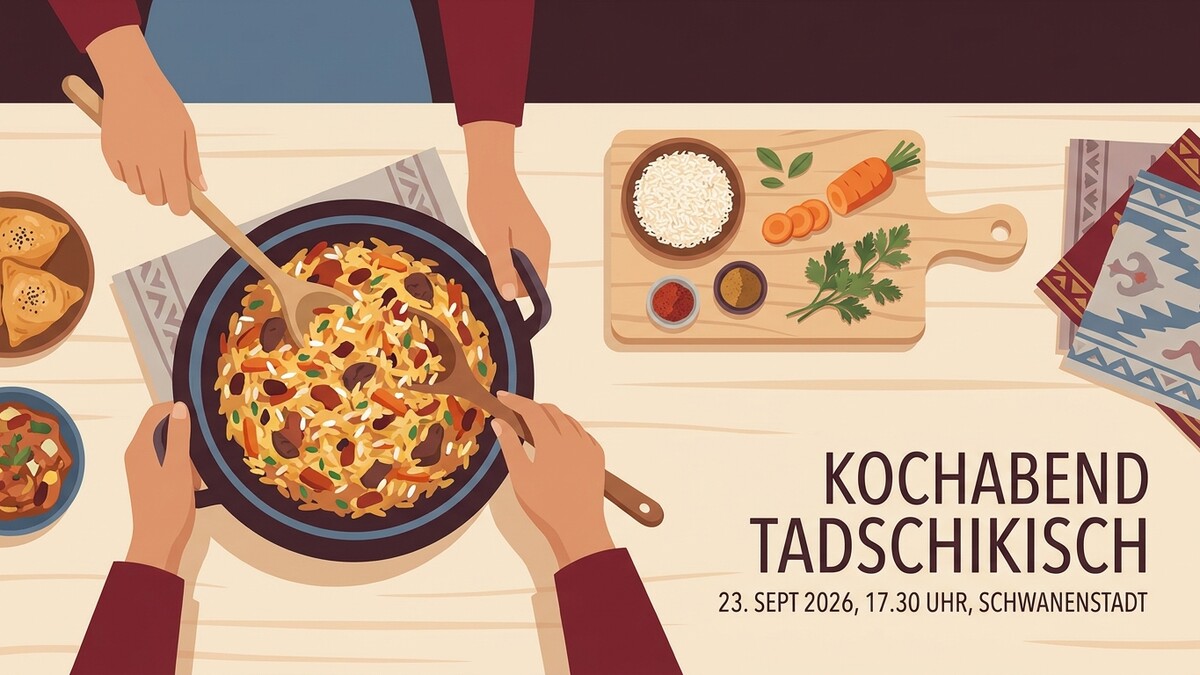 Kochabend Tadschikisch mit Reisgericht, Karotten und Gewürzen in Schwaz