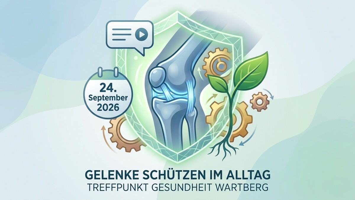 Gelenke schützen im Alltag – Treffpunkt Gesundheit Wartberg am 24. September 2026