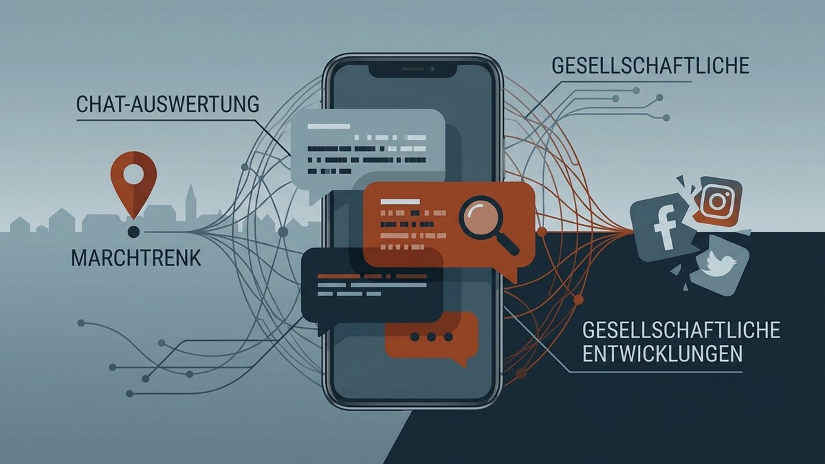Chat-Auswertung Marchtrenk mit Smartphone, Social Media und gesellschaftlichen Entwicklungen