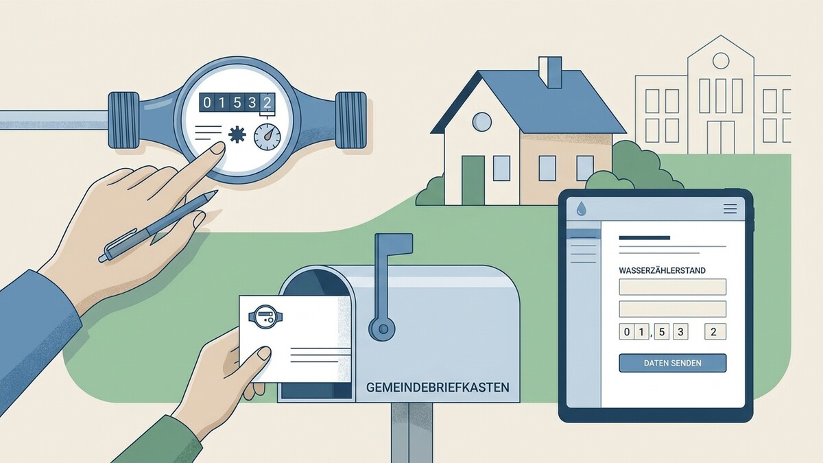 Wasserzählerstand ablesen und digital übermitteln in Österreich
