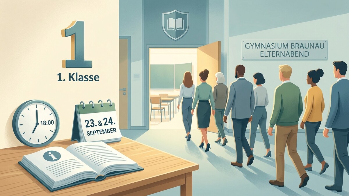 Elternabend Gymnasium Braunau: 1. Klasse, 23. & 24. September