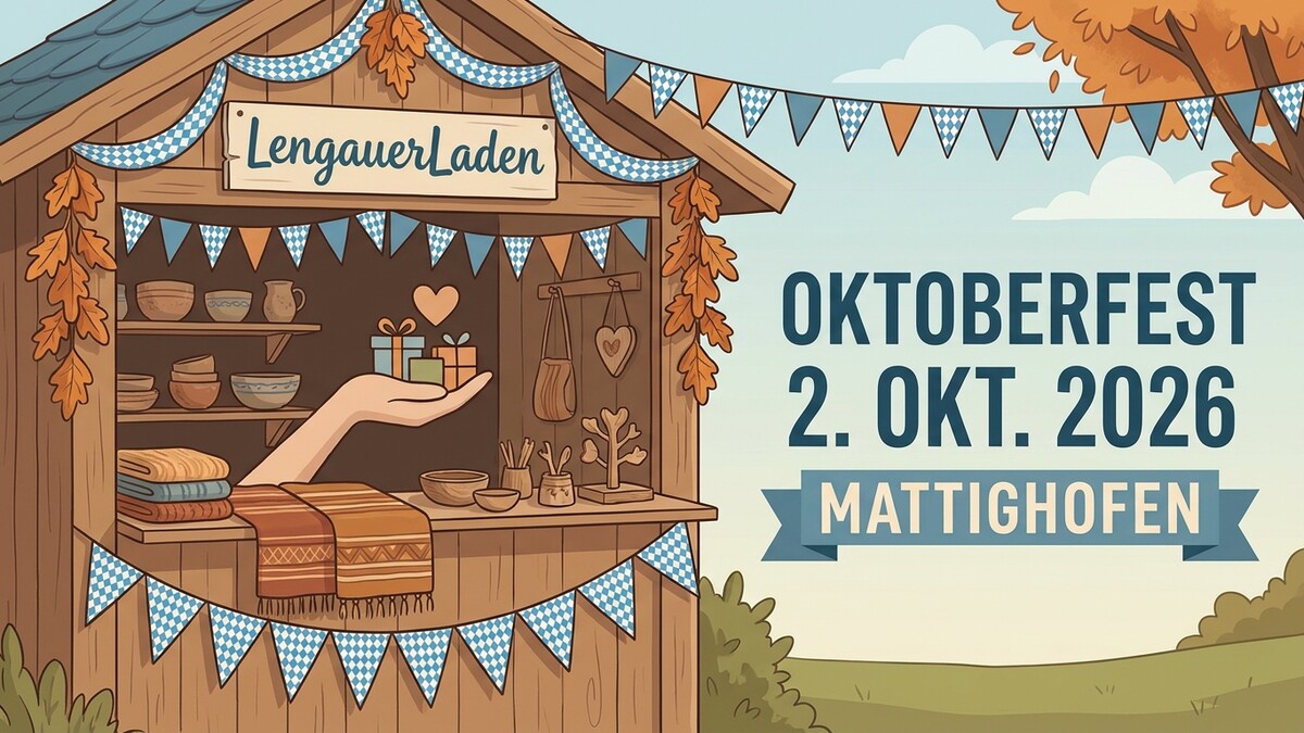 Oktoberfest Mattighofen am 2. Okt. 2026 mit Lengauerladen und Geschenken