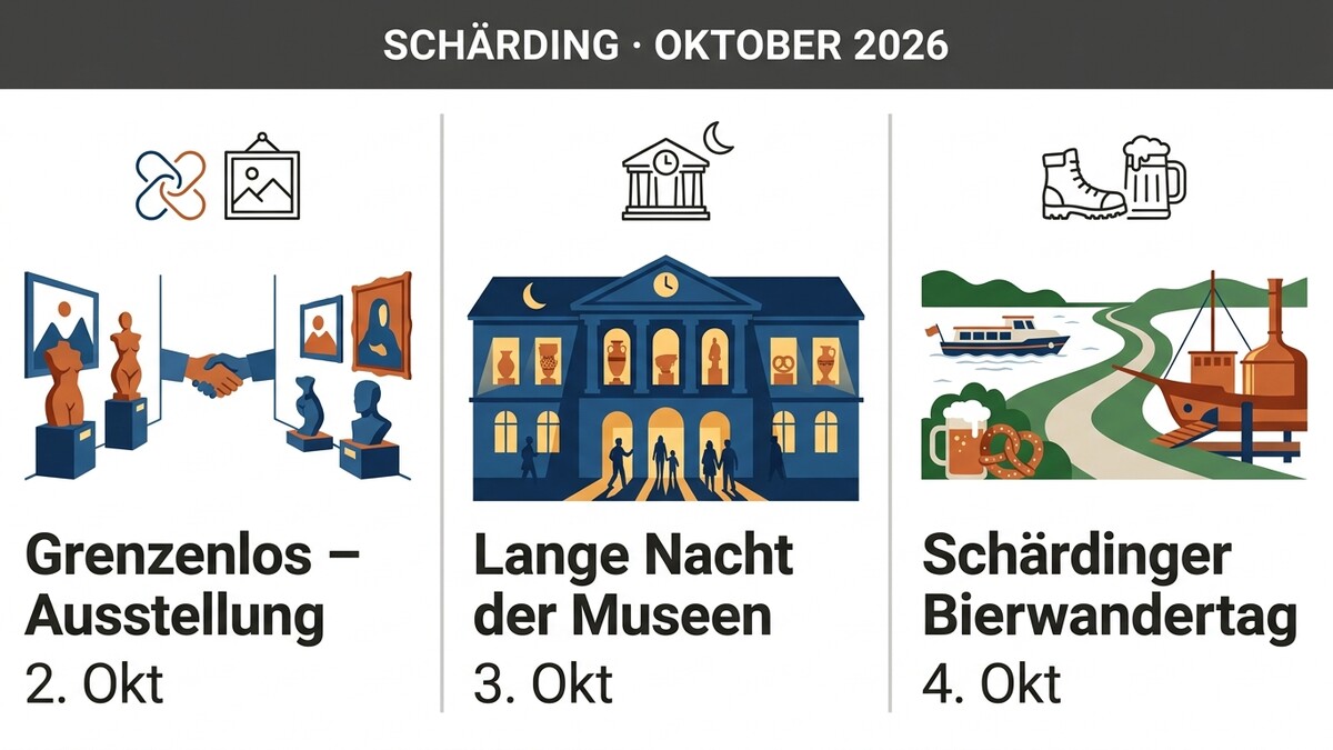 Schärding: Ausstellung, Museumsnacht & Bierwandertag im Oktober 2026