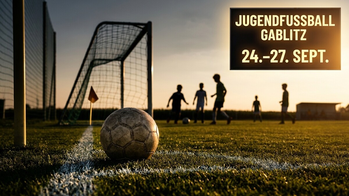 Jugendfußball Gablitz am 24.-27. Sept. mit Fußball und Kindern am Feld