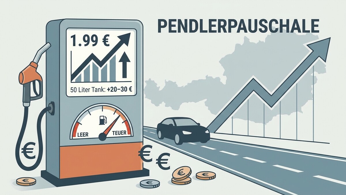 Pendlerpauschale: Steigende Spritpreise und Autokosten in Österreich