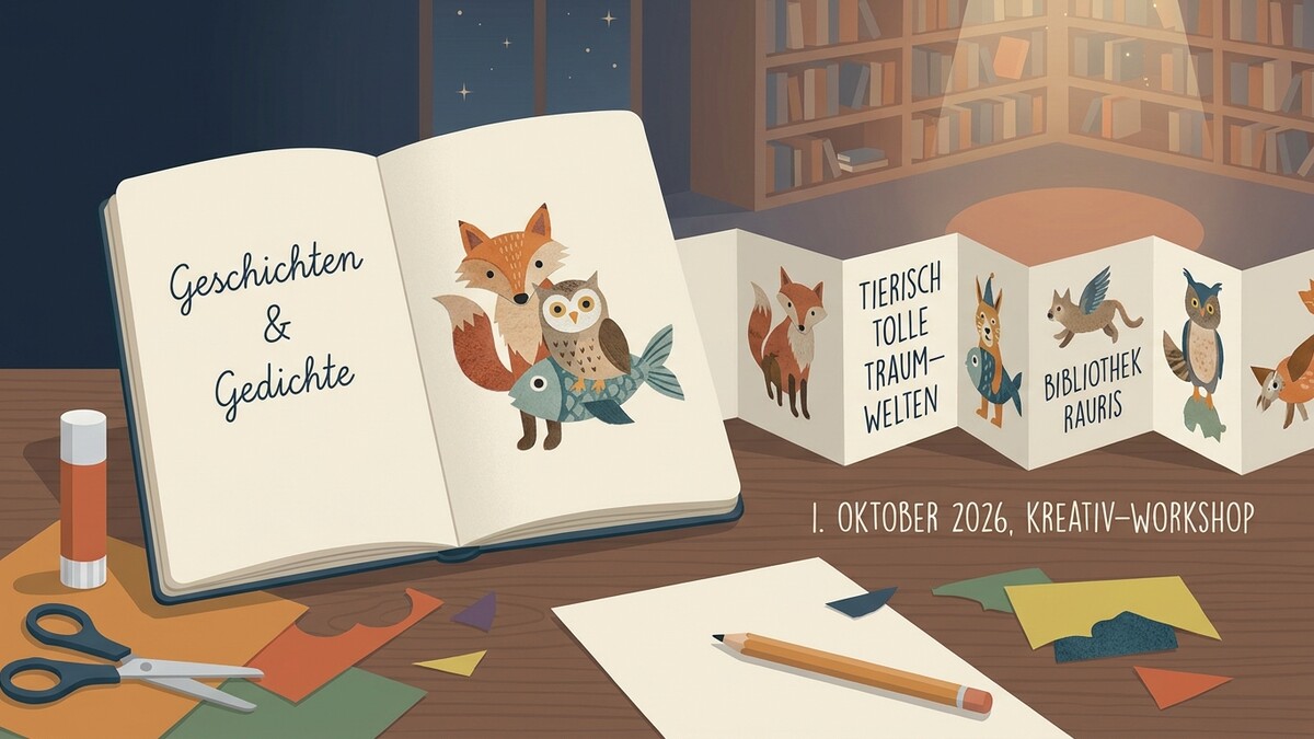 Kreativ-Workshop Rauris: Geschichten & Gedichte mit Tierfiguren, 1. Oktober 2026