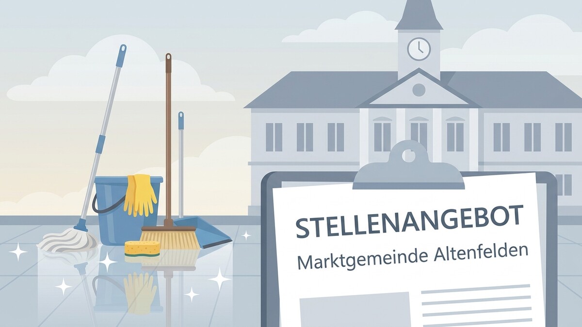 Stellenangebot Marktgemeinde Altenfelden, Putzzeug und Gemeindegebäude