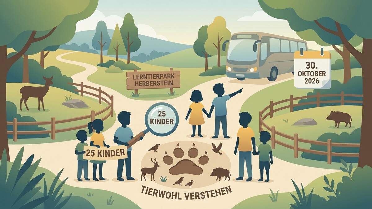 Lerntierpark Herberstein: Kinder lernen Tierwohl verstehen am 30. Oktober 2026