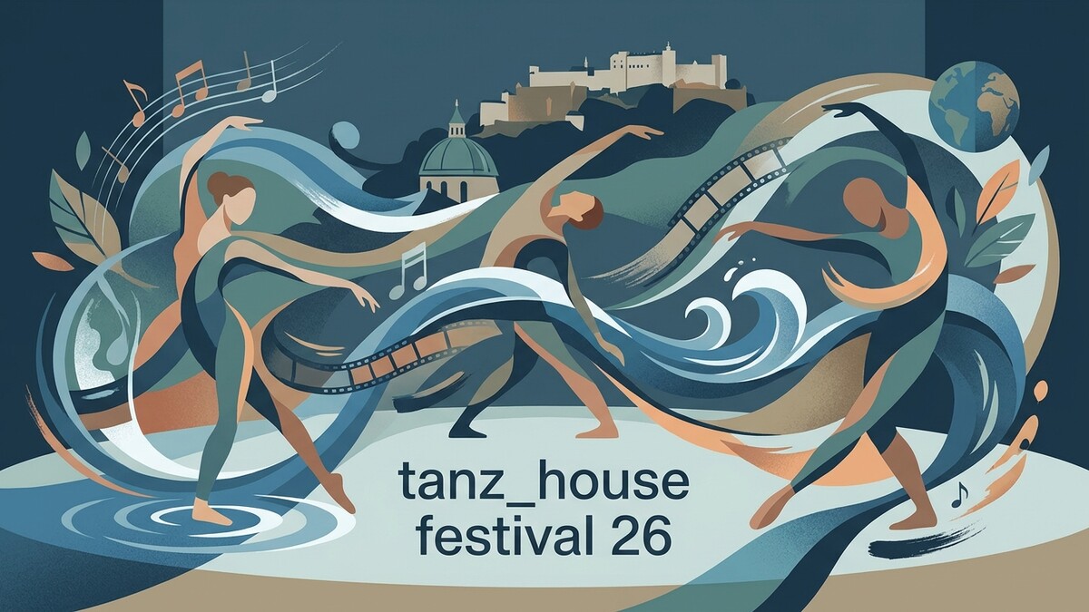 tanz_house festival 26 mit Tänzern vor der Festung Hohensalzburg