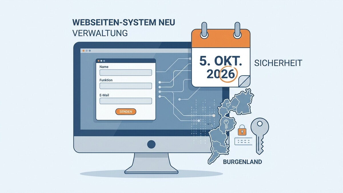 Webseiten-System Verwaltung mit Kalender 5. Okt. 2026, Sicherheit, Burgenland, Schloss und Schlüssel
