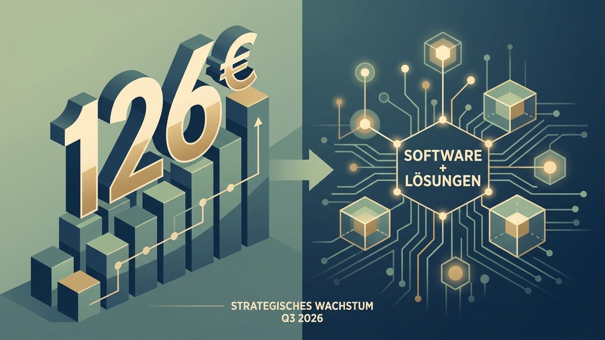126 Millionen Euro Wachstum mit Software und Lösungen bis Q3 2026