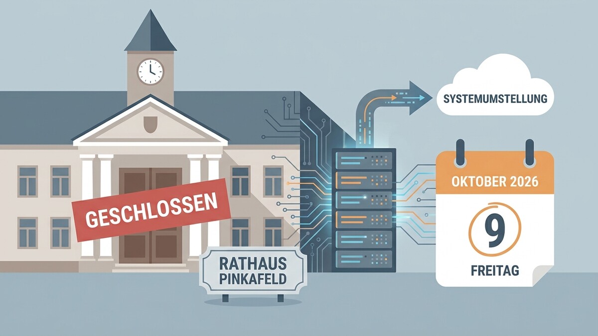Rathaus Pinkafeld geschlossen wegen Systemumstellung am 9. Oktober 2026