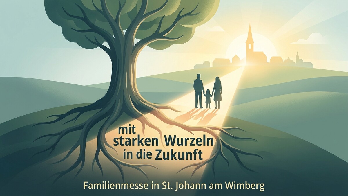 Familienmesse St. Johann am Wimberg mit starken Wurzeln in die Zukunft