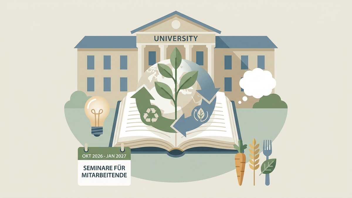 Seminare für Mitarbeitende an der Universität mit Fokus auf Nachhaltigkeit und Kreislaufwirtschaft