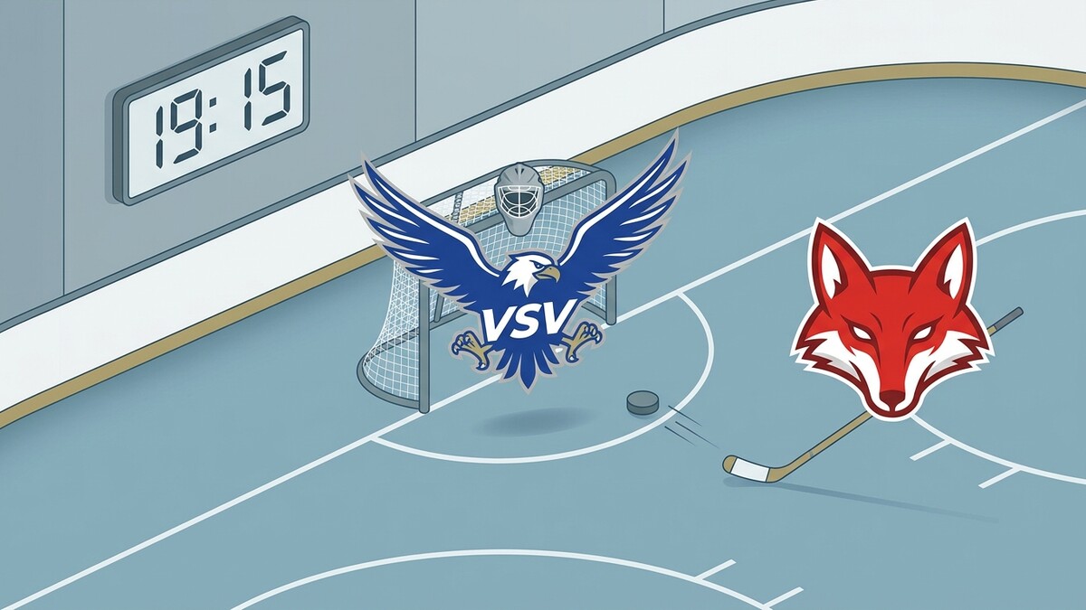 Eishockey: VSV-Adler gegen Füchse, 19:15 Uhr, Spiel auf Eis
