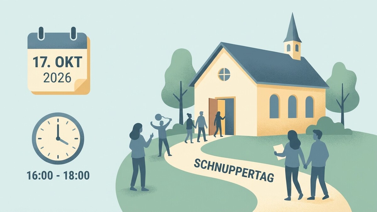 Schnuppertag am 17. Okt 2026, 16-18 Uhr, vor einer Kirche in Österreich