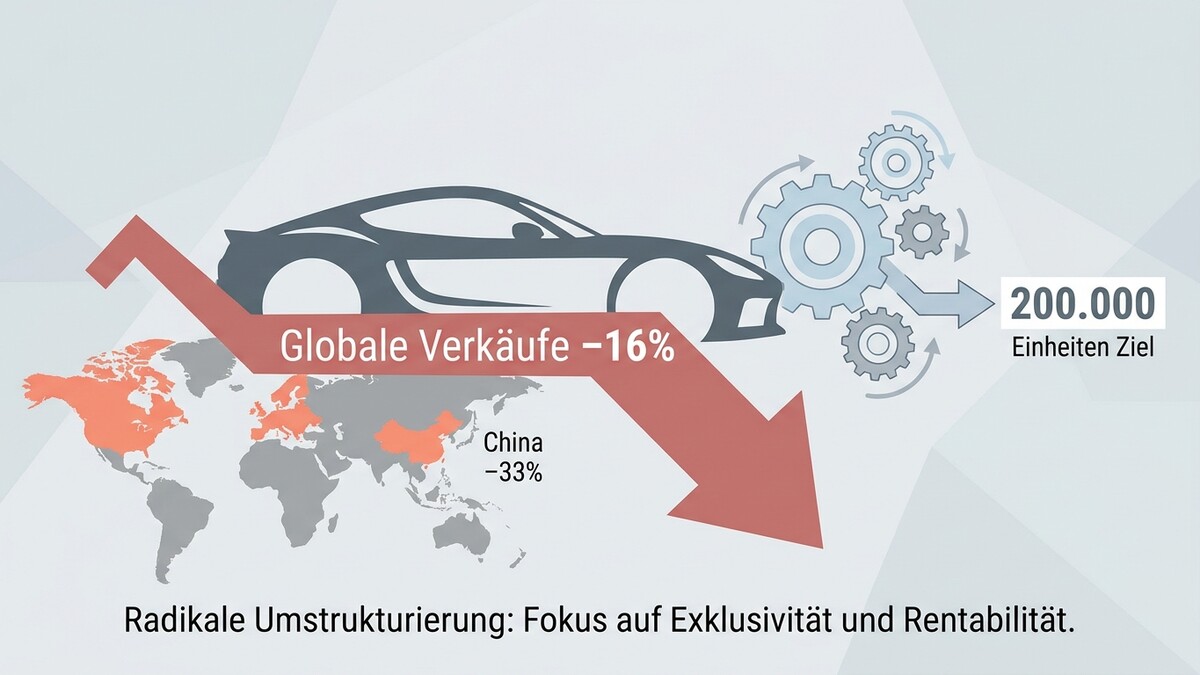 Globale Verkäufe -16% mit Fokus auf Exklusivität und Rentabilität, Ziel 200.000 Einheiten
