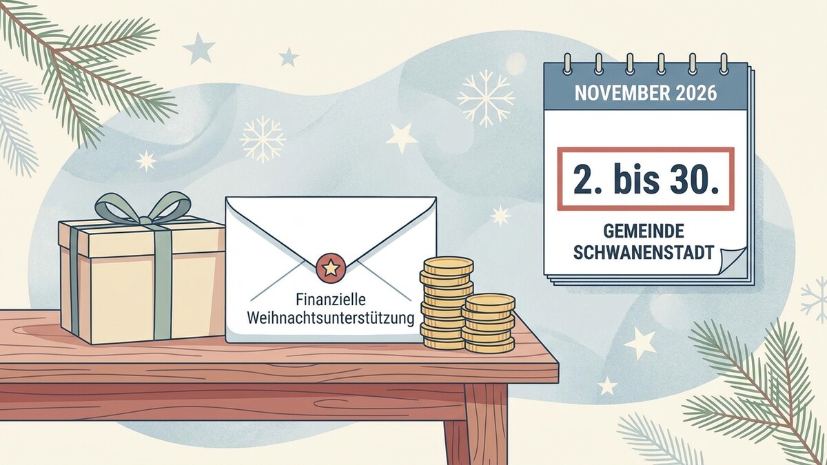 Gemeinde Schwanenstadt: Finanzielle Weihnachtsunterstützung von 2. bis 30. November 2026