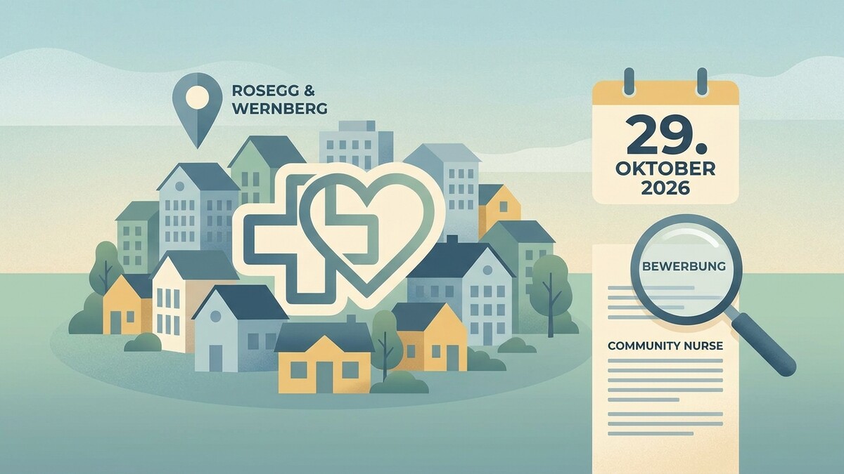 Bewerbung Community Nurse Rosegg & Wernberg 29. Oktober 2026