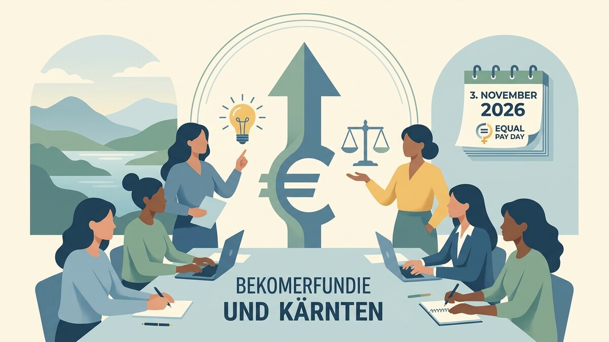 Frauen diskutieren über Equal Pay Day und Einkommensungleichheit in Kärnten