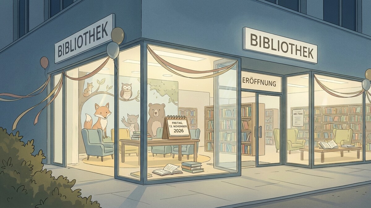 Bibliothekseröffnung am 13. November 2026 mit Bär, Fuchs und Eulen in Wien