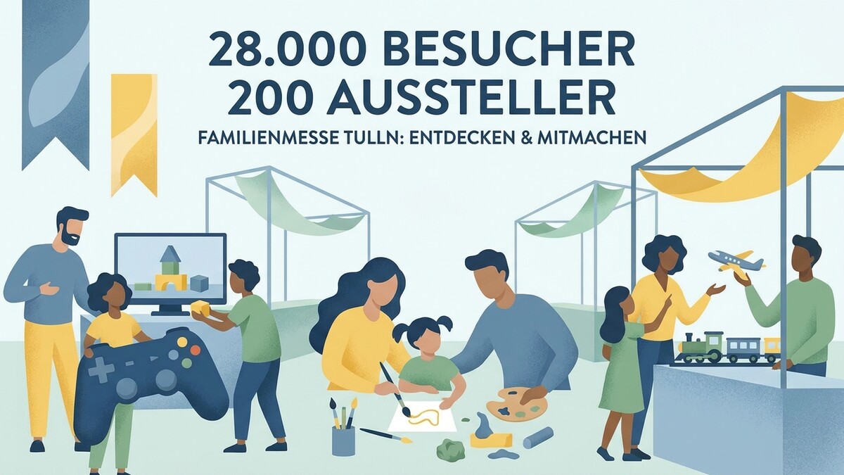 Familienmesse Tulln: 28.000 Besucher, 200 Aussteller, Familien entdecken und machen mit