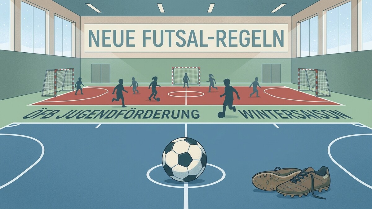 Futsal-Jugendförderung des ÖFB mit neuen Regeln für die Wintersaison