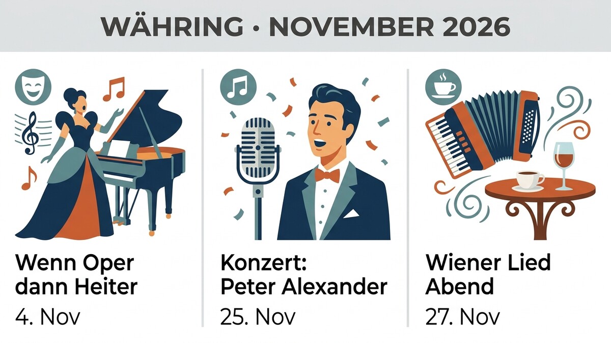 Konzert Peter Alexander in Wien, November 2026