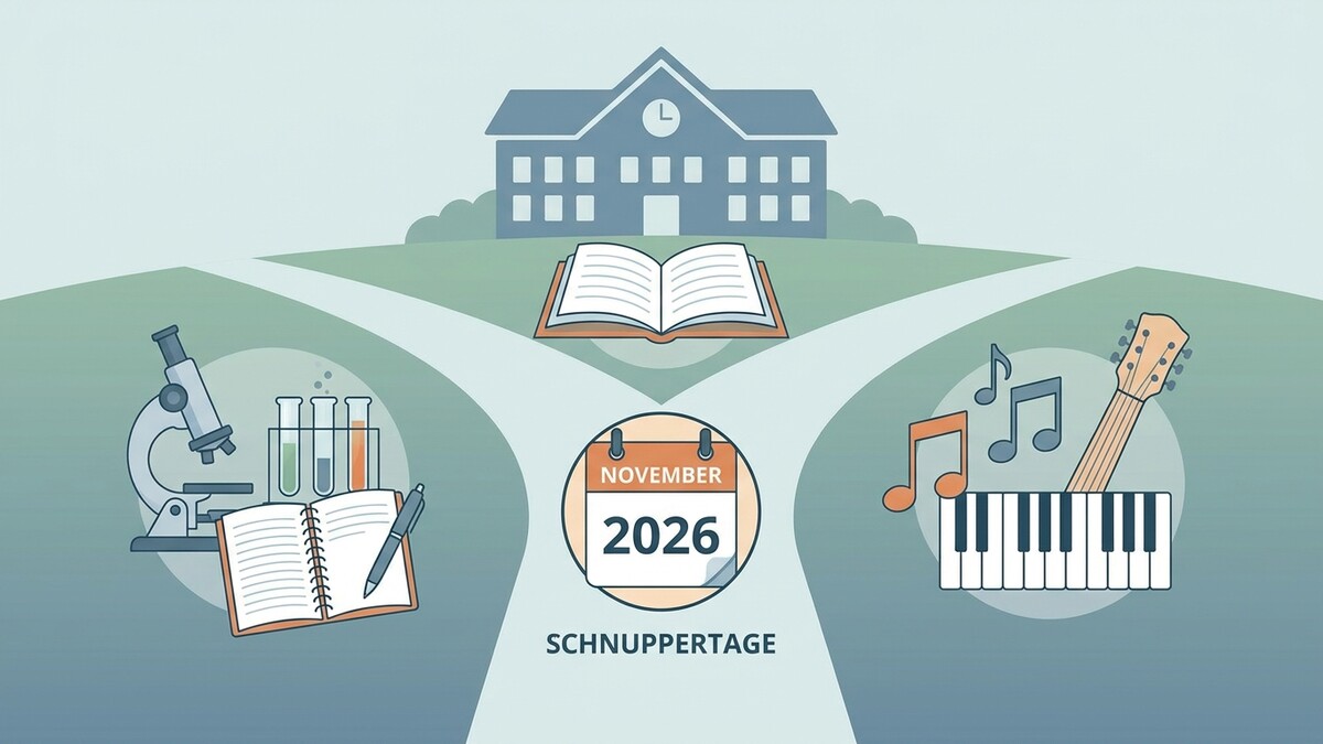 Schnuppertage November 2026: Schule, Wissenschaft und Musik mit Noten und Gitarre