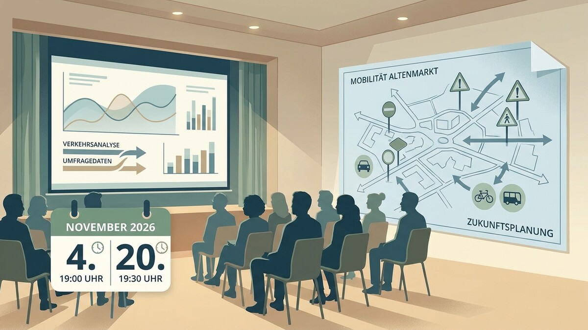 Mobilitätsanalyse und Zukunftsplanung für Altenmarkt bei Präsentation mit Publikum